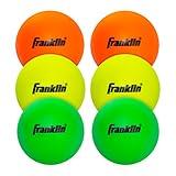 Franklin Sports Lacrosse Balls - Kids Soft Rubber Lacrosse Balls - Perfect for Beginners & First Time Players - Softer & Smaller Construction Than Regulation for Safe Play - Pack of 6