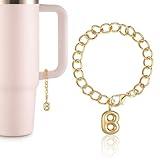HAISWET Letter B Keychain Chains For Stanley Key Chain For Purse Bag Backpack Cup Alphabet Keychain Accessories