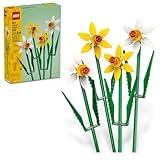 LEGO Daffodils - Building Toy for Kids, Girls and Boys, Ages 8+ - Birthday Gift for Kids - Artificial Daffodil for Bedroom Decor and Display - 40747