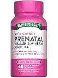 Nature's Truth Prenatal Vitamins With Folic Acid | 60 Capsules | Non-GMO & Gluten Free Supplement