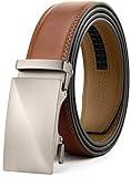 CHAOREN Mens Belt Leather Ratchet Belt - Customizable Fit, Effortless Style (35mm)
