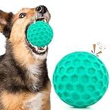 ZRIFAQESW Squeaky Dog Toys for Aggressive Chewers, Indestructible Dog Balls for Aggressive Chewers, Blue Green Squeaky Balls for Dogs