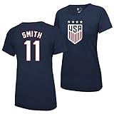 Icon Sports Offical Licensed US Soccer Federation USWNT Player 4 Star T-Shirt | Sophia Smith, Medium