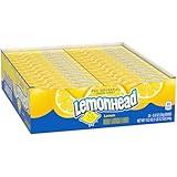 Lemonhead Hard Lemon Candy, 0.8 Ounce Boxes (Pack of 24)