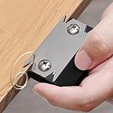 NECAMOCU Edge Banding Trimmer - 2025 Upgraded Mini Edge Band Trimmer & Cutter, Stainless Steel Blade Veneer Edge Trimmer for Woodworking, Durable Edgebanding Trimming Tool for Wood, Veneer, PVC, ABS