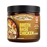 Orrington Farms Chicken Flavored Broth Base & Seasoning, Ready-To-Use, Chicken Bouillon Powder Concentrate, Versatile Usage, Season-To-Taste, Easy-To-Store, 12 oz Jar (Pack of 1)