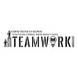 SUPERDANT Teamwork Quotes Wall Decal Office Decor Inspirational Wall Sticker Quote Motivational Cooperation Team Art Decoration Vinyl Wall Decals Wall Sticker Vinyl Transfer 27×82CM