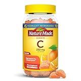 Nature Made Vitamin C 250 mg per serving, Dietary Supplement for Immune Support, 150 Gummies, 75 Day Supply