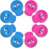 Glove Locks, 8-Pack Baseball/Softball Glove Lace Locks – Vibrant Colors, No Retie Knots, Spring-Lock Tech, Durable Design. (Mixed Pink-Blue)