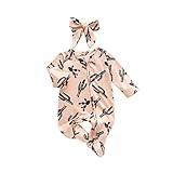 CIYCUIT Baby Girls Cactus Footies Newborn Zip Up Onesie Romper (B Cactus, 0-3 Months)