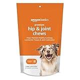 Amazon Basics Premium Dog Hip & Joint Supplement Chews with EPA and DHA, Chicken Liver Flavor, 60 Count (Previously Solimo)
