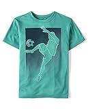 The Children's Place,Short Sleeve Fashion Top,Clear Aqua,XLarge (14)