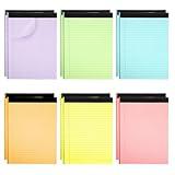 MAQUITA 12 Pcs Colored Legal Pads Letter Size 40 Sheets Per Notepads Micro Perforated Notebook Writing Pad for home, office or business(8.3'' x 11'')