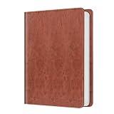 Fintie Photo Album for 4x6 Photos - 112 Pockets Vegan Leather Cover Memory Albums Book for Birthday Family Anniversary Vacation Pictures, Vintage Brown