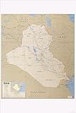 24"x36" Gallery Poster, cia map of iraq 2003