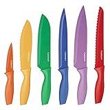 Cuisinart C55-01-12PCKS Collection 12-Piece Knife, Multicolor Advantage-Cutlery-Set, Multi-colored