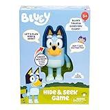 Bluey Hide & Seek Game, Hide The Figure and Press her Nose to Start The Built-in Timer, Talks and Giggles to Help Kids find her, When Found, Kids can Dance to Theme Song