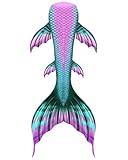 FOLOEO Mermaid Tails for Swimming, Mermaid Swimsuit Costume Set Bathing Suits for Adult & Teen Sizes（Monofin and Support Plate Not Inclued
