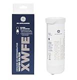 GE XWFE Refrigerator Water Filter, Genuine Replacement Filter, Certified to Reduce Lead, Sulfur, and 50+ Other Impurities, Replace Every 6 Months for Best Results, Pack of 1