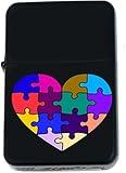 Custom s Infinity Matt Black Lighter! Personalize Lighter with LGBTQ Rainbow Pride and Text (PD-25) - Christmas, Halloween & Valentines Day Gift
