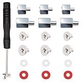 Bemaka M.2 SSD Mounting Screws Kit, M.2 Motherboard Standoffs and Screws, NVMe Screw with Magnetic Screwdriver, Used for Mainboard Repair of Laptop & Computers