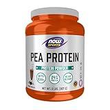 NOW Foods Sports Nutrition, Pea Protein 24 g, Easily Digested, Creamy Chocolate Powder, 2-Pound