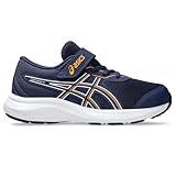 ASICS Kid's Contend 9 Pre School Running Shoes, 1, Indigo Blue/White