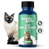 Cat Hip and Joint Pain Relief Supplement, Cat Arthritis Pain Relief, Heal from Sprains, Inflammation and Injuries, Improve Mobility, Natural Easy-to-Swallow, Odorless, Tasteless, 400 Pills