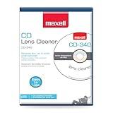 Maxell – Pro 190048 CD-340 Laser Lens Cleaner - Safe & Effective CD Player & Game Station Compact Disc Cleaner - Microfiber Brushes Eliminates Static & Dust - Easy to Use with No Chemicals
