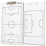 Murray Sporting Goods Dry Erase Coaches Clipboard | Double-Sided Dry Erase White Board (Soccer)