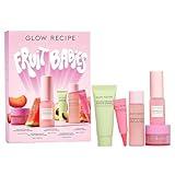 Glow Recipe Fruit Babies Skincare Kit - Gift Set with Ceramide Facial Cleanser + BHA Toner + Vitamin C Eye Cream + Hyaluronic Acid Cream + Niacinamide Dew Drops (5 Count)