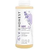 The Honest Company Foaming Bubble Bath | Gentle for Baby | Naturally Derived, Tear-free, Hypoallergenic | Lavender Calm, 12 fl oz