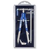 Staedtler Comfort 4 Pc Metal 6" Quick Setting Compass Set, 552 02