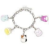 LUV HER Squishmallows Girls Add A Charm Box Set with 1 Charm Bracelet & 5 Interchangeable Charms - Ages 8+