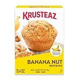 Krusteaz Banana Nut Muffin Mix, 15.4 Ounce Box