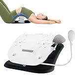 Back Stretcher for Lower Back Pain Relief,Adjustable Lumbar Traction Device, Ergonomic Spine Board with Acupressure Points,Back Massager for Spinal Decompression and Scoliosis