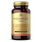 Solgar B-Complex "100", 100 Vegetable Capsules - Heart Health - Nervous System Support - Supports Energy Metabolism - Non GMO, Vegan, Gluten Free, Dairy Free, Kosher - 100 Servings