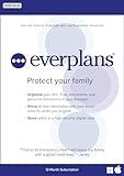 Everplans - Software, Organize Will & Trust, Vital Records, ID’s, Passwords, Finances, Medical, Health, Family, Loved Ones, Pets, Secure Digital Locker – 12-Month Subscription [PC/Mac Online Code]