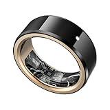 momax Smart Ring - Sleep Tracking Wearable - Heart Rate - Fitness Tracker Health Ring for Women/Men, Blood Oxygen, IP68 Waterproof for iPhone and Android, No Subscription Fee, Size 8