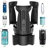 Automatic Car Cup Holder Expander, Large Water Bottles Holder for Yeti, Hydro Flask, Nalgene, Stanley, Owala 24/32/45/50 oz Travel Tumbler & Mug, Adjustable Car Cup Insert Accessories (CH03-1B, 1PACK)