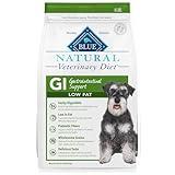 Blue Buffalo Natural Veterinary Diet GI Gastrointestinal Support Low Fat Dry Dog Food, Veterinarian Prescription Required, Whitefish, 6-lb. Bag