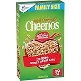 Apple Cinnamon Cheerios, Heart Healthy Gluten Free Breakfast Cereal, Made with Whole Grain Oats, Family Size, 19 oz