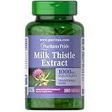 Puritan's Milk Thistle 4:1 Extract 1000mg 180 Softgels (Silymarin) Liver Health