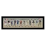 History of the American Soldier Framed Art Poster | Military Wall Art Gifts & Bedroom Decor | Print for Army Enthusiast, Vintage Artwork Collectors | 24 x 6 inches
