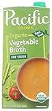 Pacific Foods Organic Low Sodium Vegetable Broth, 32 oz