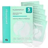 Patchology Under Eye Gel Patches – Natural Eye Masks for Puffy Eyes, Dark Circles & Eye Bags, Soothing Skincare Treatment for All Skin Types, Beauty & Personal Care Essentials (5 Pairs)