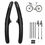 ROCKBROS Bike Fenders 2 Pack Front and Rear Quick Release Lightweight Road Bicycle Fenders 700C Universal Bike Mud Guard Adjustable Easy to Install