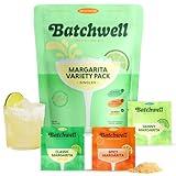 Margarita Variety Pack Singles: Batchwell's Skinny Cocktail Mixers, Mocktails Non-Alcoholic Drinks - Portable Cocktail Mix and Drink Mixers, Mocktail Mixers, No Stevia, No Artificial Sweeteners