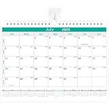 BHR Wall Calendar, Calendar 2025-2026 from July 2025 to December 2026 18 Months Calendars 14.7"×11"Thick Paper with Julian Dates and Block for New Year and Christmas Gifts