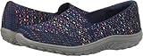 Skechers womens Reggae Fest - Wicker Loafer Flat, Navy, 7 US